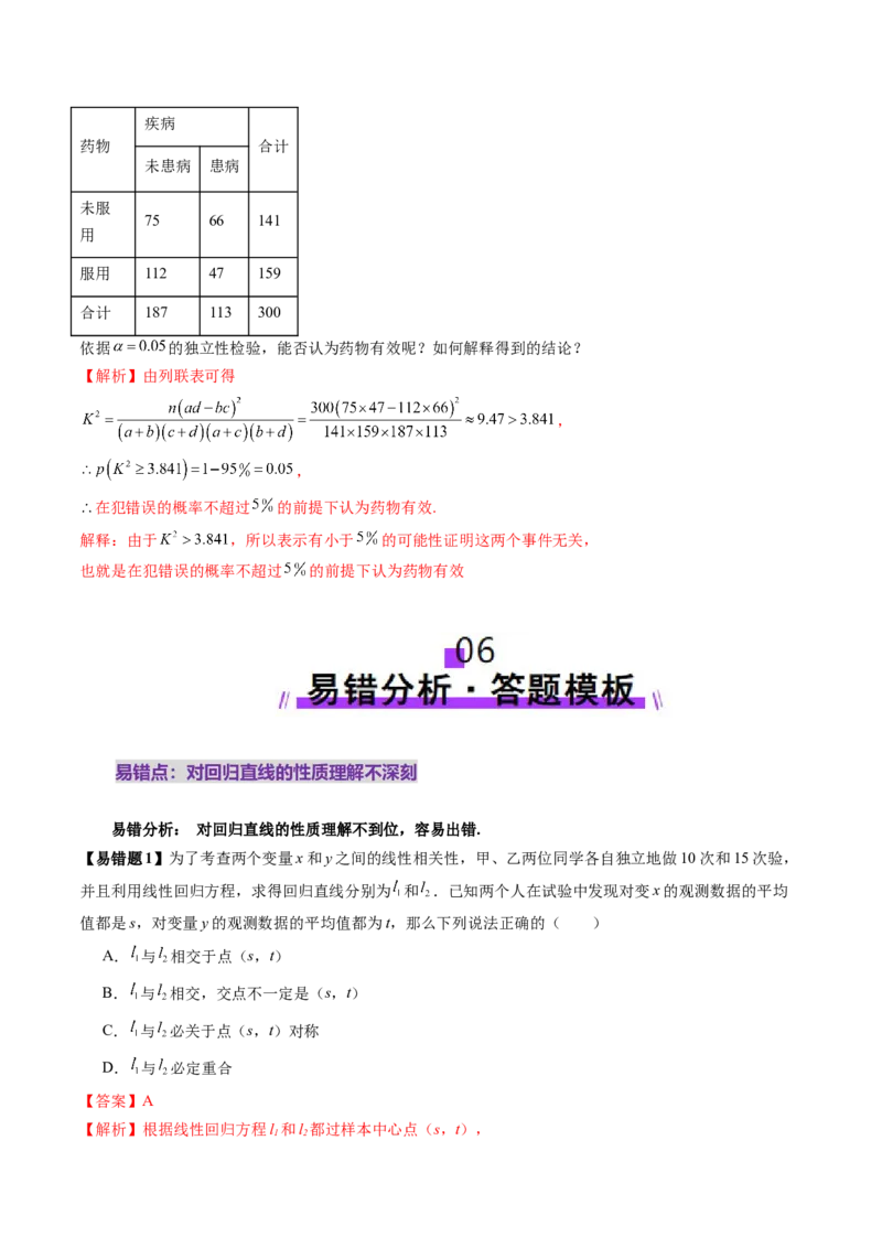 第02讲成对数据的统计分析（五大题型）（讲义）（解析版）_2025年新高考资料_一轮复习_2025年高考数学一轮复习讲练测（新教材新高考，含2024高考真题）
