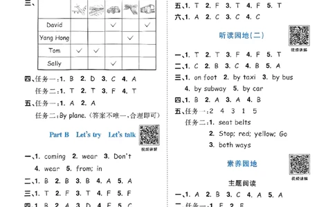六年级上册2025秋季新版阳光同学提优训练答案_小学教辅2026新版+暑假衔接_25秋《阳光同学课时提优训练》英语人教版3-6年级_六年级