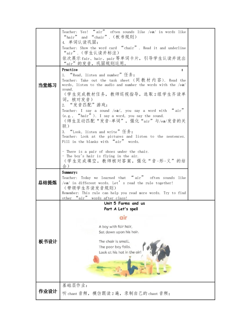 4下单元整体教学设计_4下-新英语人教PEP版（2026持续更新）_04教案（多套齐全）