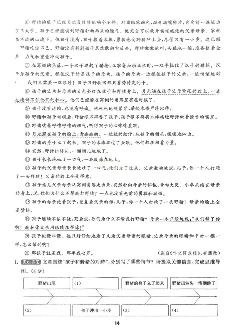 五年级语文人教版上册25秋《拔尖特训》拔尖测评(1)_25秋小学《拔尖特训》多版本合集_1-6年级语文人教版上册25秋《拔尖特训》_五年级语文人教版上册25秋《拔尖特训》