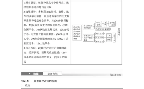 板块二　第九单元　第27讲　南京国民政府的统治和中国开辟革命新道路_07高考历史_2025年新高考资料_一轮复习_2025高考大一轮复习历史（通史版）_学生用书Word版文档全书