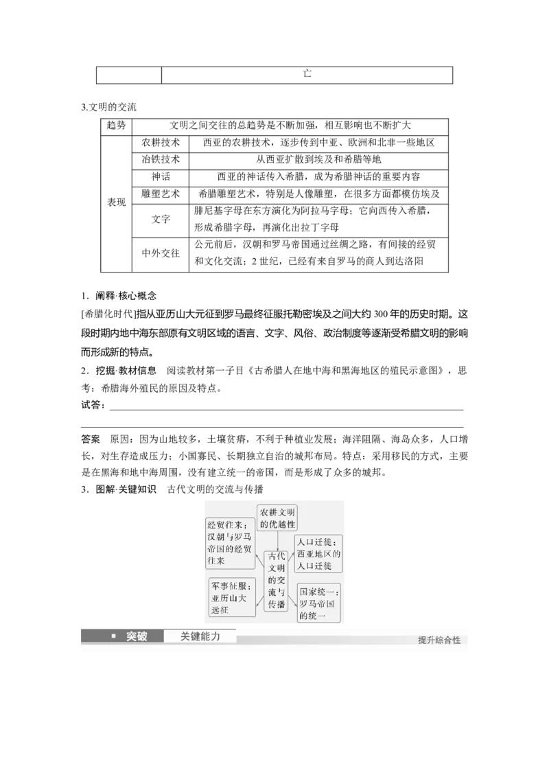 板块四　第十一单元　第29讲　古代文明的产生与发展_07高考历史_2025年新高考资料_一轮复习_2025高考大一轮复习讲义+课件精准备考2025年新高三历史一轮复习备课课件（完结）_834