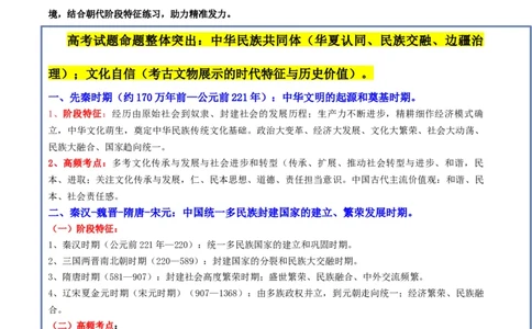 秘籍01中国古代史抢分专项&middot;选择题精练60题（原卷版）_07高考历史_2024年新高考资料_52024三轮冲刺_备战2024年高考历史抢分秘籍（新高考专用）320991418