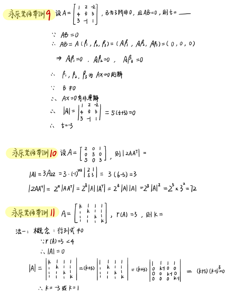 李永乐线代白底版_27考研真题_考研数学一、二、三历年真题+考研数学资料（1994-2026）_考研数学高分笔记_线代笔记