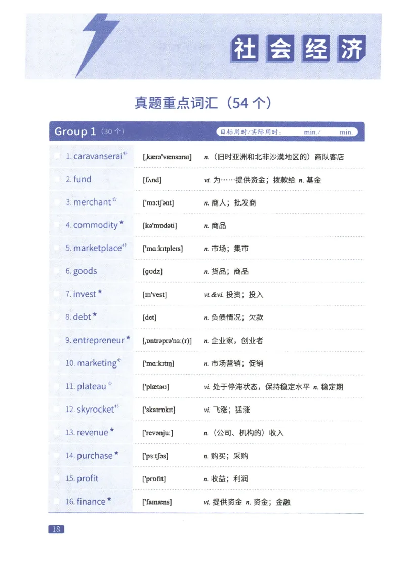27考研词汇闪过真题重点完型词汇_27考研真题_考研英语一、二真题+解析（1994-2026）_考研词汇默写本合集_02.词汇闪过_附册（共9本）
