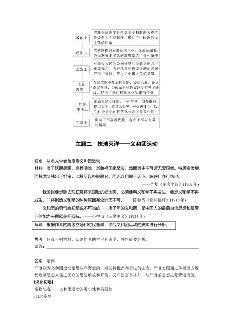 板块二　第六单元　第16讲　挽救民族危亡的斗争_07高考历史_2025年新高考资料_一轮复习_2025高考大一轮复习讲义+课件精准备考2025年新高三历史一轮复习备课课件（完结）_142