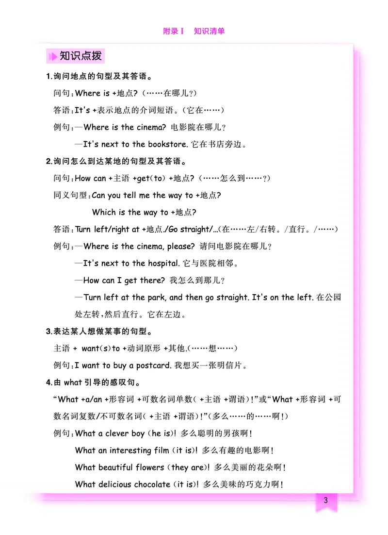 六上知识清单_小学1-6年级《黄冈小状元》含测评卷和作业本_25秋黄冈小状元作业本3-6英语人教版