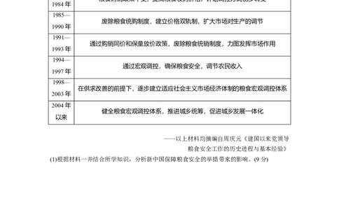 版块五　第十七单元　训练58食物生产与社会生活_07高考历史_2025年新高考资料_一轮复习_2025高考大一轮复习讲义+课件精准备考2025年新高三历史一轮复习备课课件（完结）