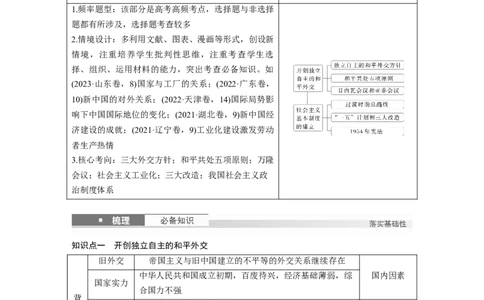 板块三　第十一单元　第35讲　中华人民共和国成立初期的外交与社会主义基本制度的建立_07高考历史_2025年新高考资料_一轮复习_2025高考大一轮复习历史（通史版）_板块三　中国现代史