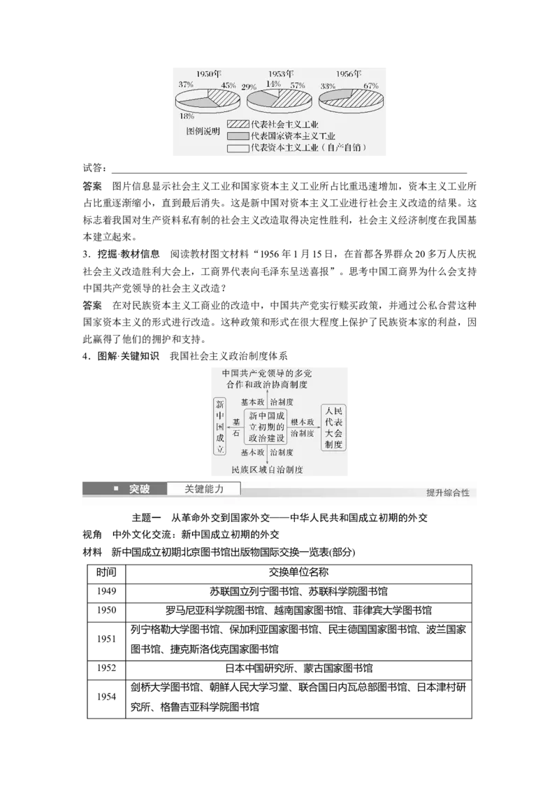 板块三　第十一单元　第35讲　中华人民共和国成立初期的外交与社会主义基本制度的建立_07高考历史_2025年新高考资料_一轮复习_2025高考大一轮复习历史（通史版）_板块三　中国现代史