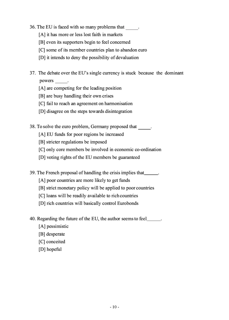 2011年考研英语二真题_27考研真题_考研英语一、二真题+解析（1994-2026）_0.考研英语二真题与解析（1980-2026）_2.2010-2023年英语二真题及解析_2010-2023年真题