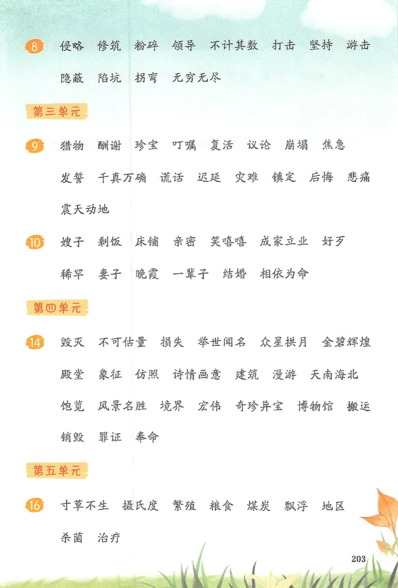 五年级语文人教版上册25秋《一本课本预习笔记》_语数英1-6年级《一本课本预习笔记》_语文人教版上册_五年级语文人教版上册25秋《一本课本预习笔记》(1)