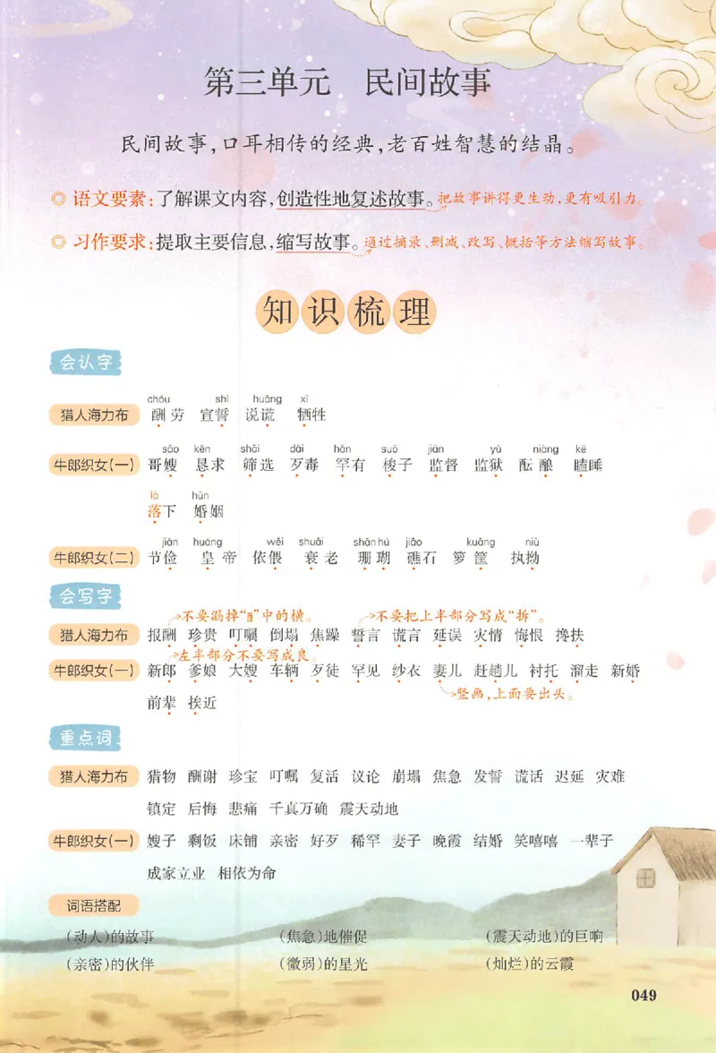 五年级语文人教版上册25秋《一本课本预习笔记》_语数英1-6年级《一本课本预习笔记》_语文人教版上册_五年级语文人教版上册25秋《一本课本预习笔记》(1)