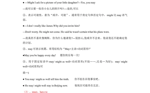 第03讲情态动词和虚拟语气（精讲）一轮复习讲义2024年高考英语高频考点题型归纳与方法总结（新高考通用）原卷版_03高考英语_新高考复习资料_2024年新高考资料_一轮复习资料