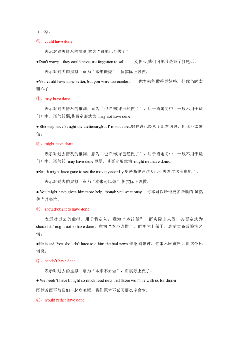 第03讲情态动词和虚拟语气（精讲）一轮复习讲义2024年高考英语高频考点题型归纳与方法总结（新高考通用）原卷版_03高考英语_新高考复习资料_2024年新高考资料_一轮复习资料