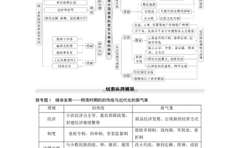 板块一　第五单元　阶段贯通5　明清时期_07高考历史_2025年新高考资料_一轮复习_2025高考大一轮复习讲义+课件精准备考2025年新高三历史一轮复习备课课件（完结）