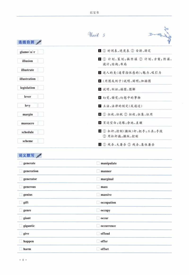 04-词汇连线自测本_27考研真题_考研英语一、二真题+解析（1994-2026）_03.红宝书_27考研《红宝书》(含附册，6本全）