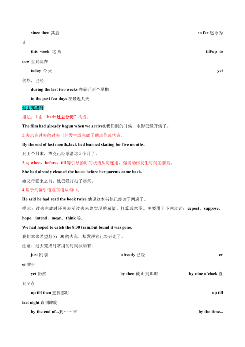 第02讲动词的时态和语态（精讲）一轮复习讲义2024年高考英语高频考点题型归纳与方法总结（新高考通用）原卷版_03高考英语_新高考复习资料_2024年新高考资料_一轮复习资料