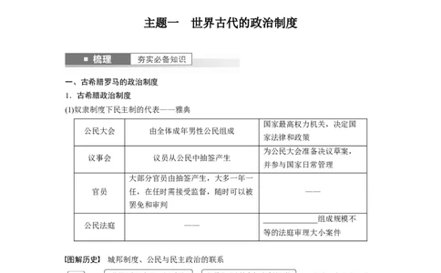 板块7第15单元第47讲　世界古代的政治制度和人类迁徙与战争_07高考历史_2024年新高考资料_1.2024一轮复习_2024年高考历史一轮复习讲义（部编版）_学生版在此文件夹_学生用书Word版文档