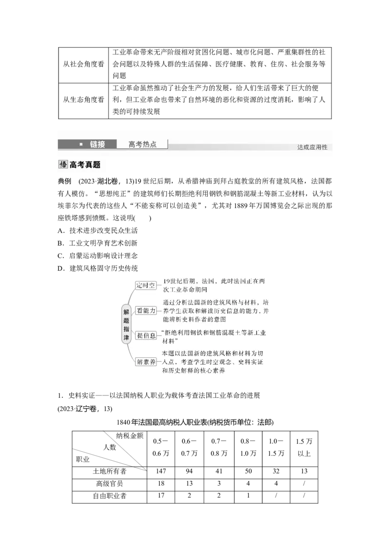 板块四　第十六单元　第50讲　影响世界的工业革命_07高考历史_2025年新高考资料_一轮复习_2025高考大一轮复习讲义+课件精准备考2025年新高三历史一轮复习备课课件（完结）