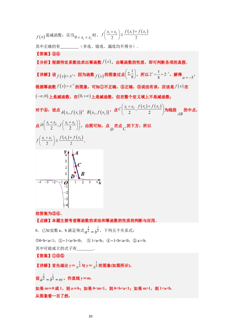第09练二次函数与幂函数（精练：基础+重难点）一轮复习讲义2024年高考数学高频考点题型归纳与方法总结（新高考通用）解析版_02高考数学_新高考复习资料_2024年新高考资料