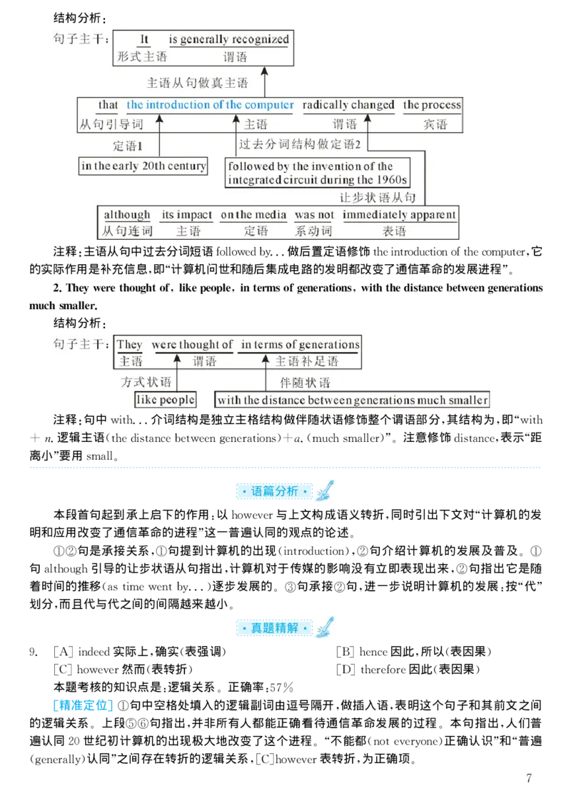 2002年考研英语真题解析_考研真题_x_英语一真题+解析［80-25］_英语一1980-2009真题及解析_1998-2009考研英语一详解（PDF）
