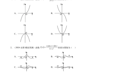 第06讲函数的图象（九大题型）（练习）（原卷版）_02高考数学_新高考复习资料_2025年新高考复习_2025年高考数学一轮复习讲练测（新教材新高考，含2024高考真题）