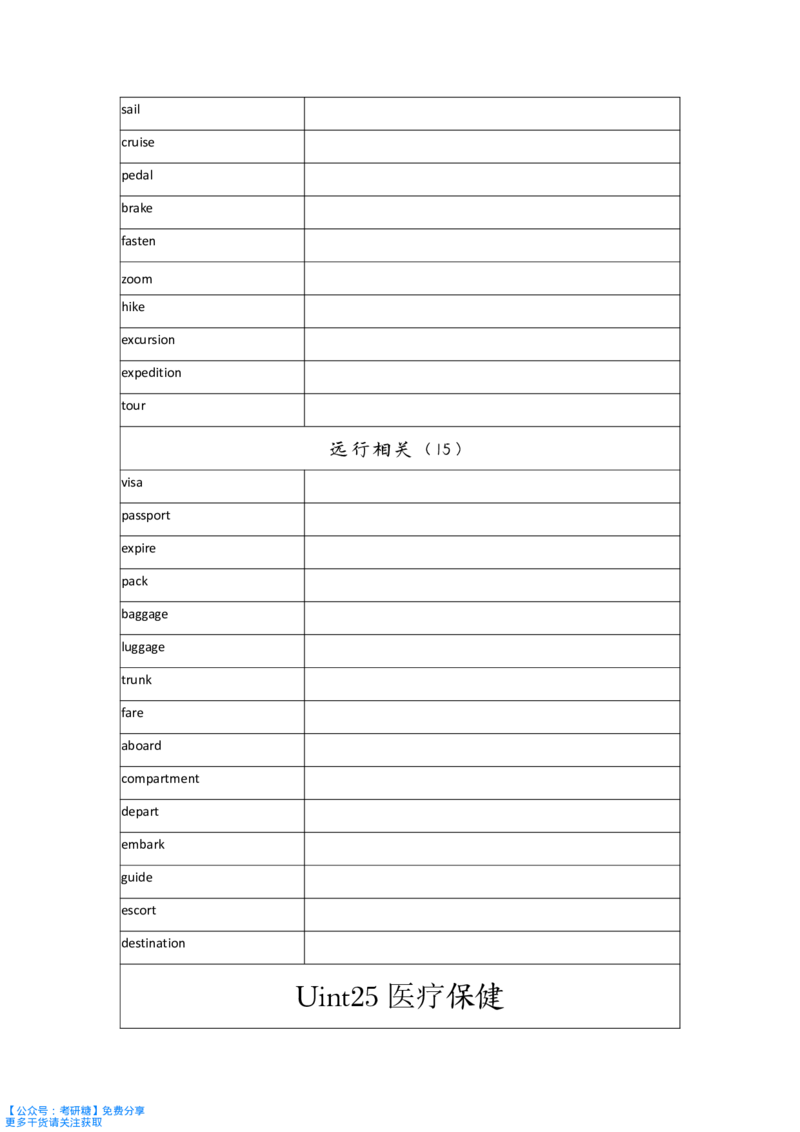 词汇的逻辑默写本_27考研真题_考研英语一、二真题+解析（1994-2026）_考研词汇默写本合集