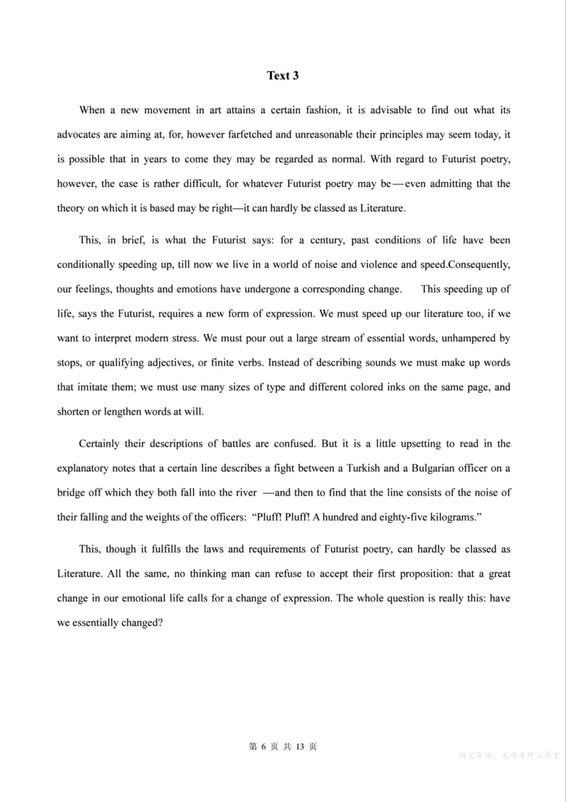 2000年考研英语真题（可复制、可搜索）_考研真题_x_英语一真题+解析［80-25］_英语一1980-2009真题及解析_1998-2009考研英语真题（PDF)