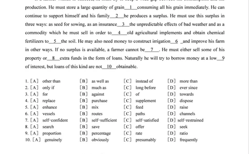 2000年考研英语真题（可复制、可搜索）_考研真题_x_英语一真题+解析［80-25］_英语一1980-2009真题及解析_1998-2009考研英语真题（PDF)