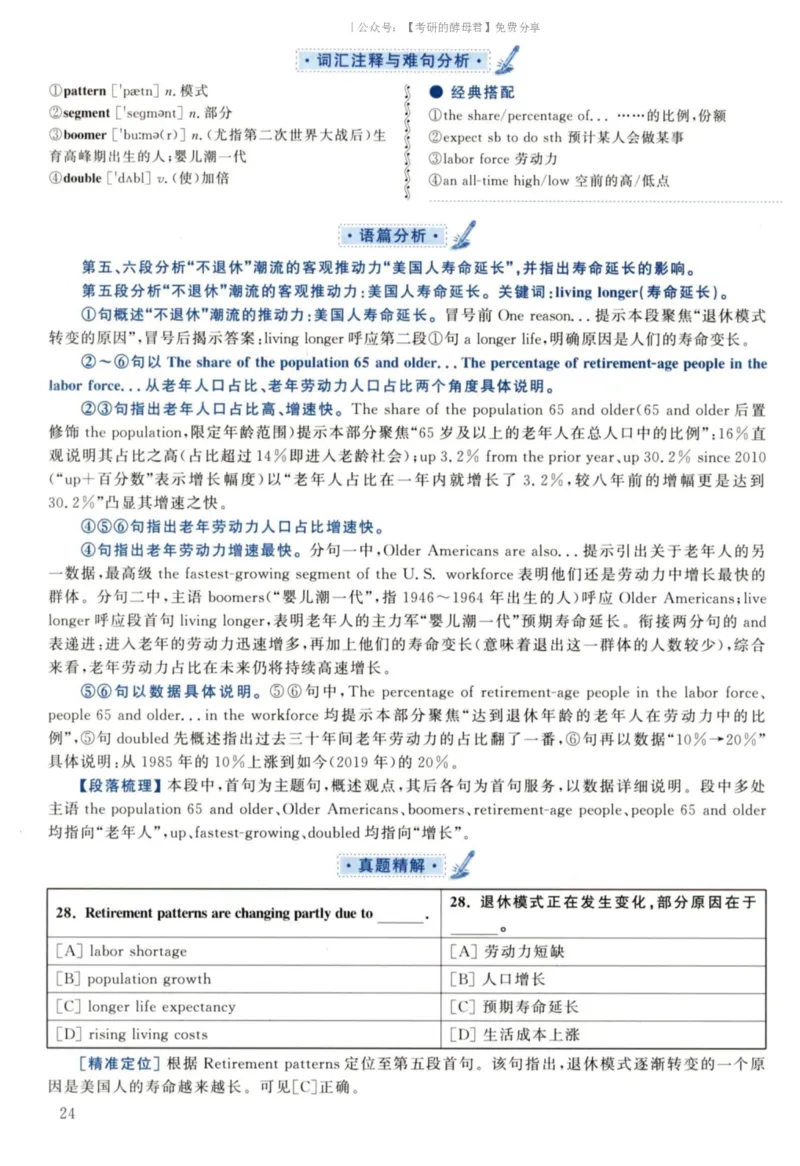 2022黄皮书真题解析（英语二）_考研英语+作文模板_2.1980-2025考研英二真题+解析_03、2010-2024年考研英语真题+解析_2010-2024年考研英语二真题
