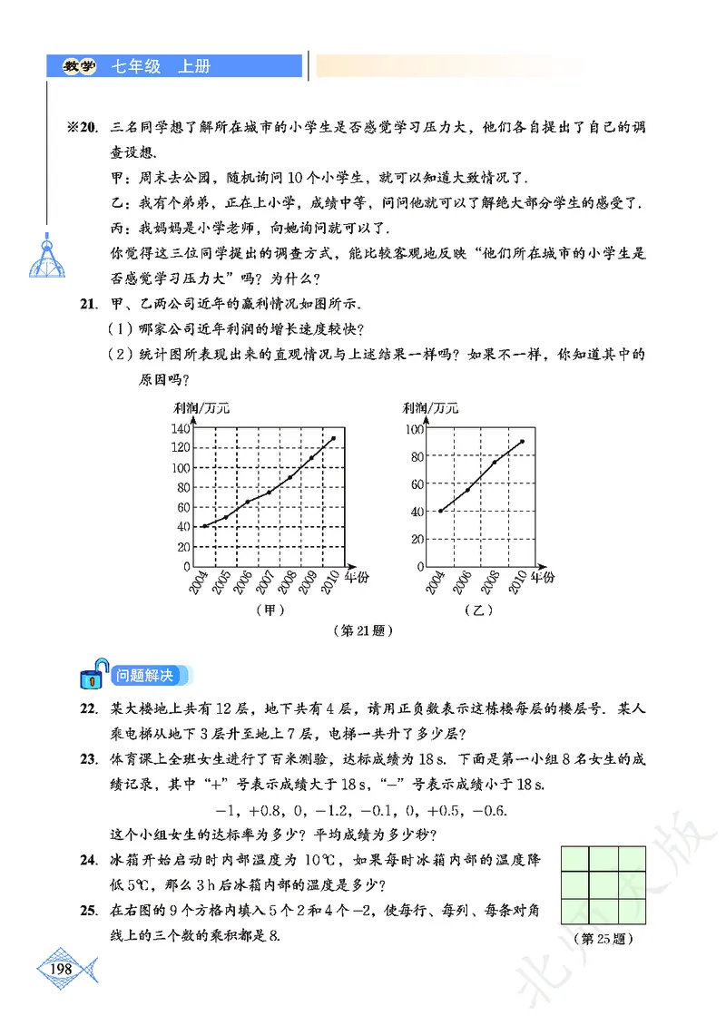 北师大版数学ke-ben7上_北师大初中数学_7上-北师大版初中数学_7上-初中数学北师大（旧版）赠送_12ke-ben