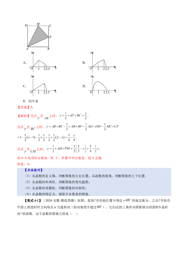 第06讲函数的图象（九大题型）（讲义）（解析版）_2025年新高考资料_一轮复习_2025年高考数学一轮复习讲练测（新教材新高考，含2024高考真题）_第二章函数与基本初等函数