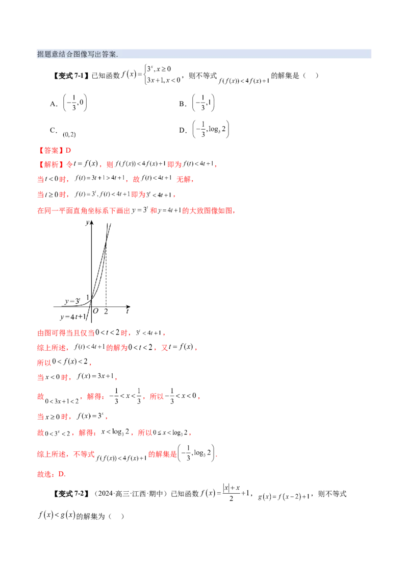 第06讲函数的图象（九大题型）（讲义）（解析版）_2025年新高考资料_一轮复习_2025年高考数学一轮复习讲练测（新教材新高考，含2024高考真题）_第二章函数与基本初等函数