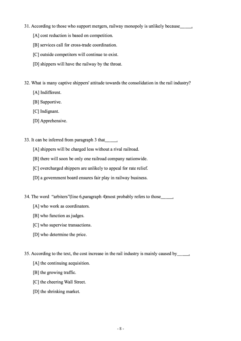 2003年考研英语真题_考研英语+作文模板_1.1980-2025考研英一真题+解析_02、1998-2009年考研英语真题+解析_1998-2009年考研英语真题