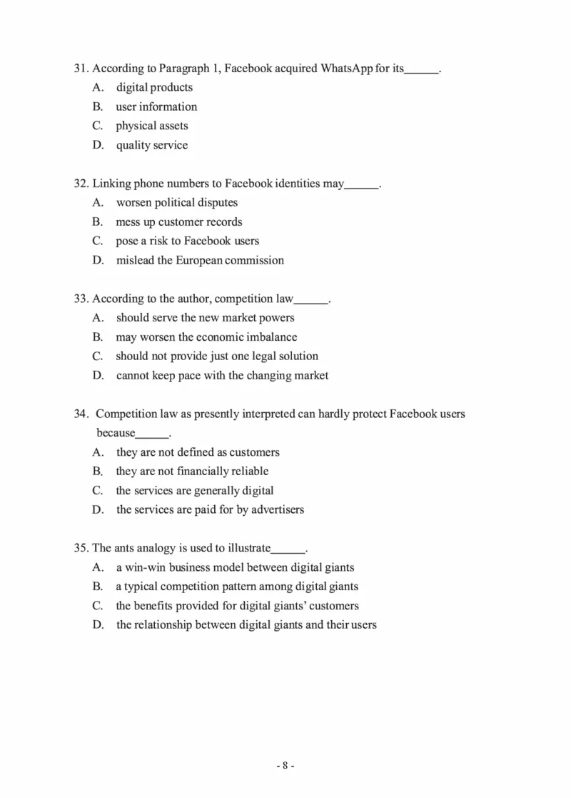 2018年考研英语二真题_考研英语+作文模板_2.1980-2025考研英二真题+解析_03、2010-2024年考研英语真题+解析_2010-2024年考研英语二真题