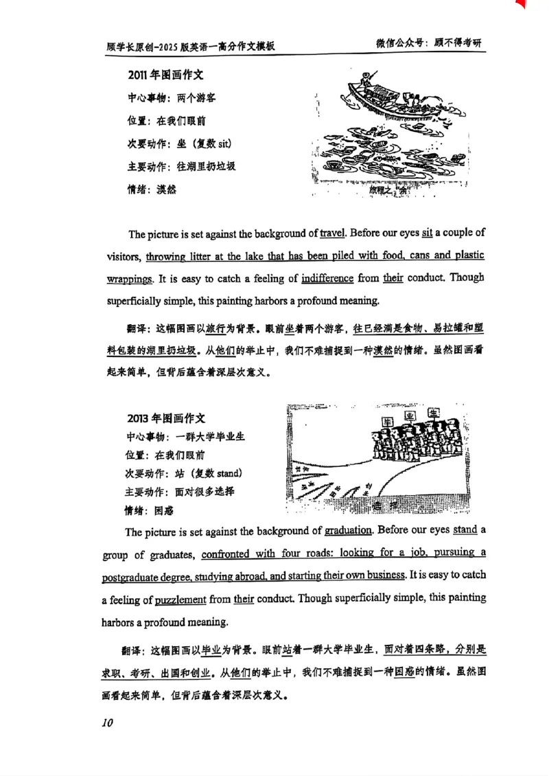 2025顾不得英语一作文模版&mdash;大作文_考研英语+作文模板_考研英语作文模版_1.顾不得_英语一