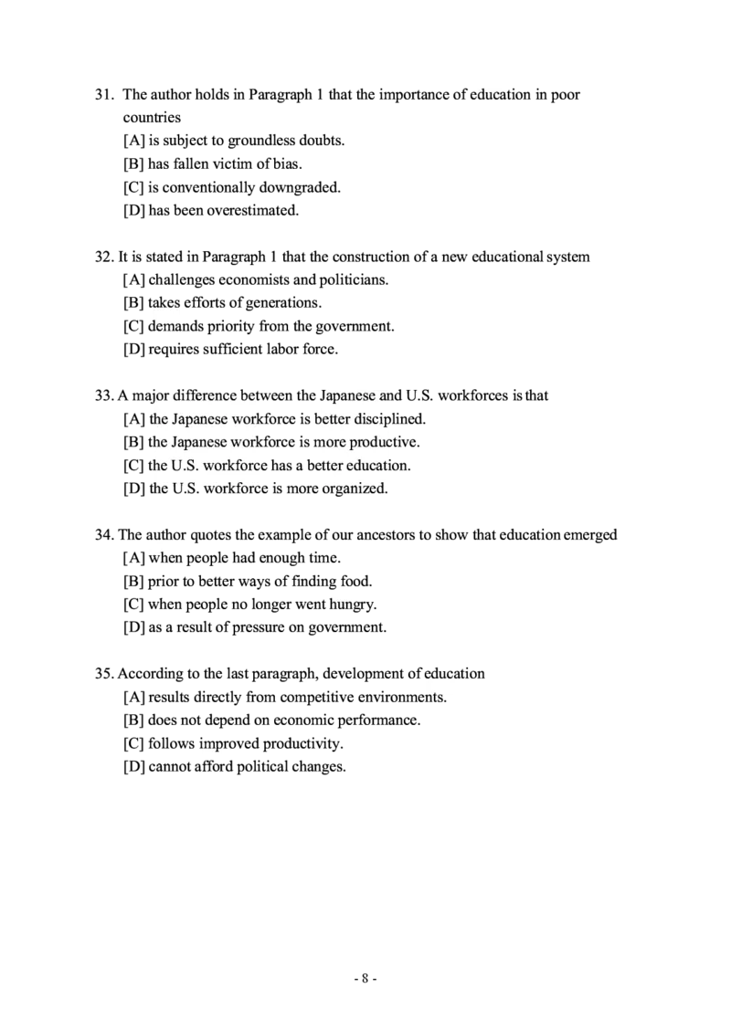 2009年考研英语真题_考研英语+作文模板_1.1980-2025考研英一真题+解析_02、1998-2009年考研英语真题+解析_1998-2009年考研英语真题