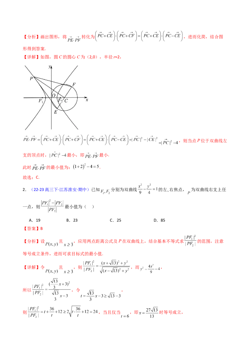 第05讲双曲线方程及其性质（教师版）_2025年新高考资料_一轮复习_备战2025年高考数学一轮复习考点帮_备战2025年高考数学一轮复习考点帮（新高考通用）（完结）_第二部分专项讲义