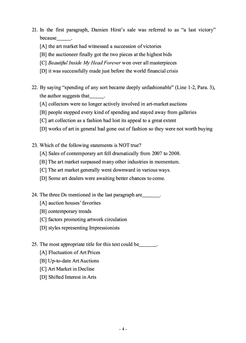 2010年考研英语二真题_考研英语+作文模板_2.1980-2025考研英二真题+解析_03、2010-2024年考研英语真题+解析_2010-2024年考研英语二真题
