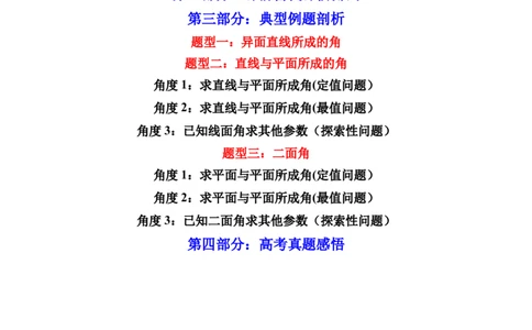 第06讲向量法求空间角（含探索性问题）(讲）（学生版）_02高考数学_新高考复习资料_2023年新高考资料_一轮复习_2023新高考数学一轮复习讲练测（新教材新高考）