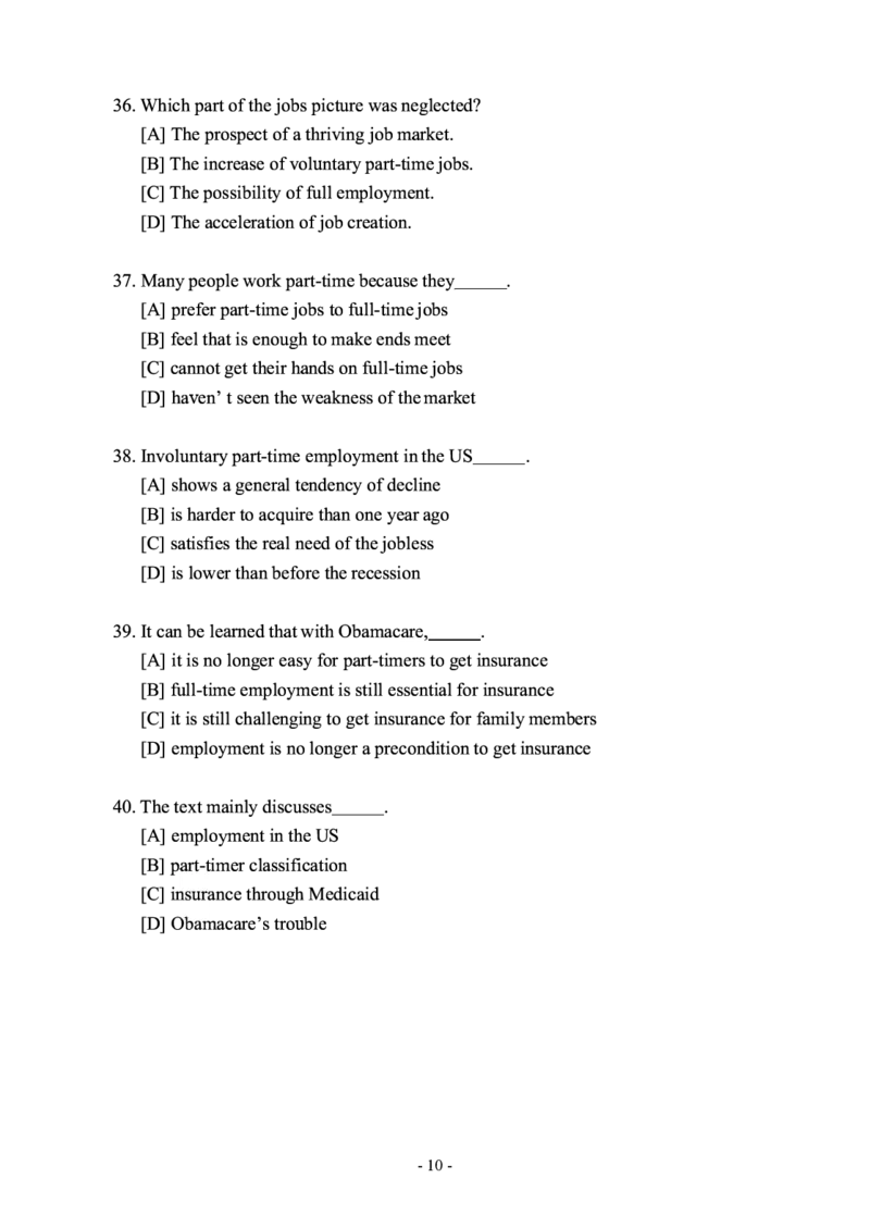 2015年考研英语二真题_考研英语+作文模板_2.1980-2025考研英二真题+解析_03、2010-2024年考研英语真题+解析_2010-2024年考研英语二真题