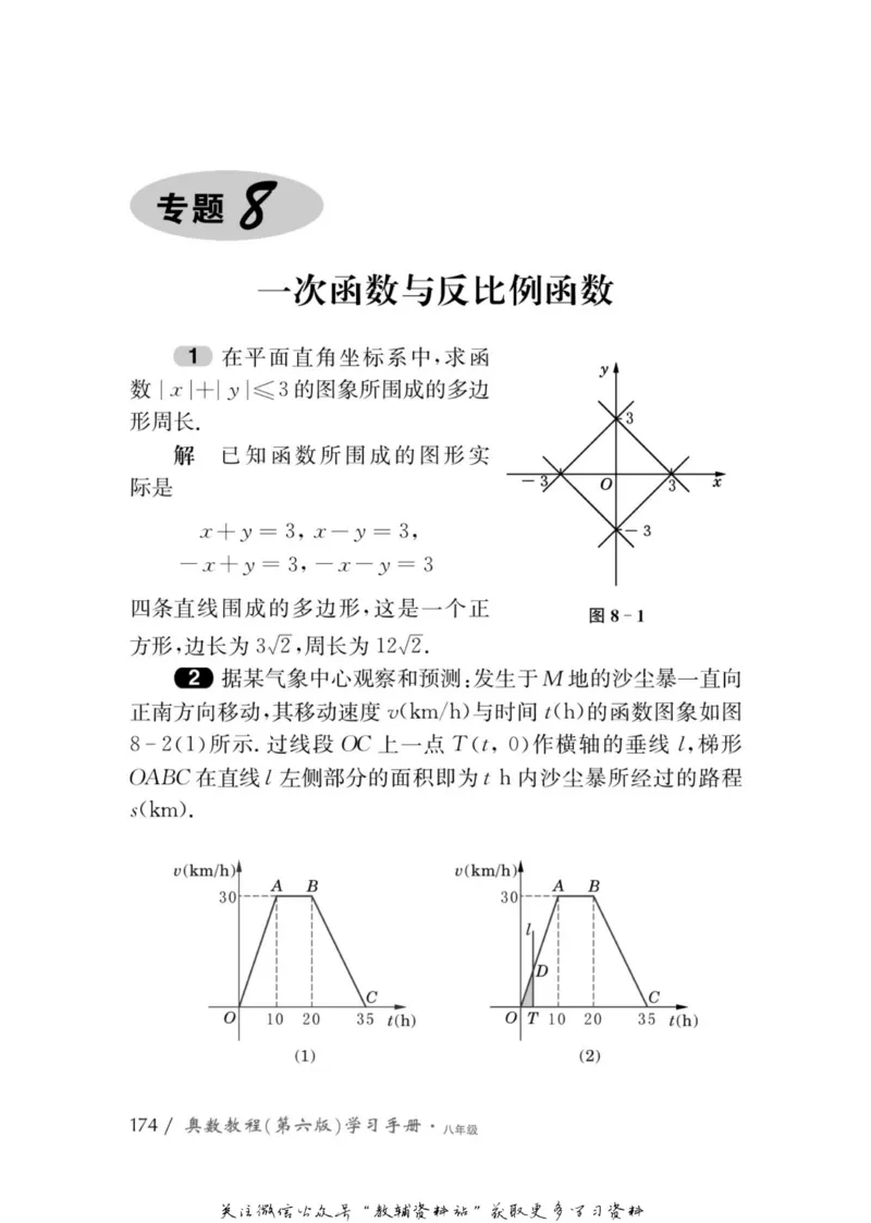 奥数教程&middot;八年级学习手册_奥数专题合集_H007奥数类教辅汇总PDF_1~12年级奥数教程