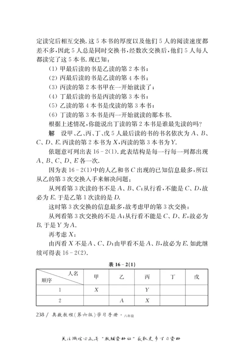奥数教程&middot;八年级学习手册_奥数专题合集_H007奥数类教辅汇总PDF_1~12年级奥数教程