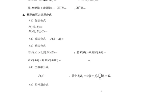 考研概率论（默写版）_27考研真题_考研数学一、二、三历年真题+考研数学资料（1994-2026）_考研数学公式大全_26武忠样《考研数学公式》+默写本_公式默写