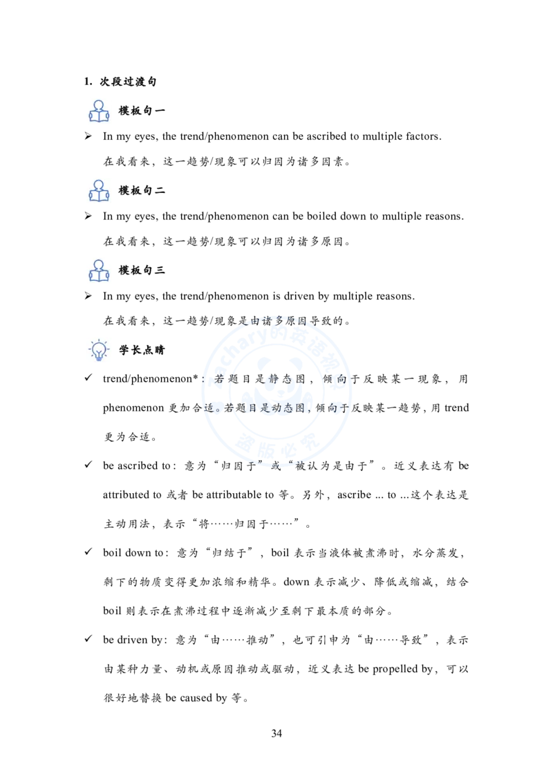 英语二大作文模板教程_考研英语+作文模板_考研英语作文模版_2.Zachary的英语视界_25考研英语二作文模板教程_1.英语二大作文模板教程
