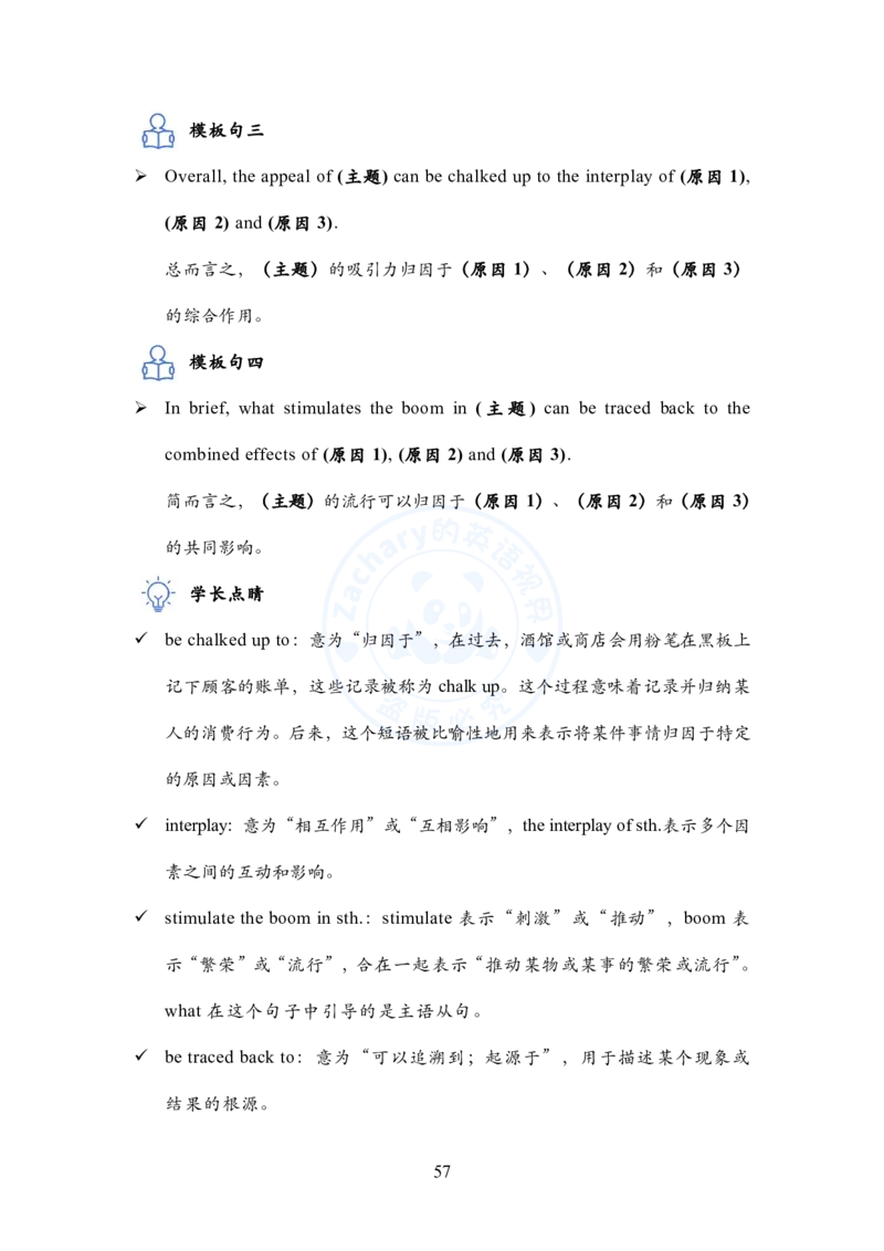 英语二大作文模板教程_考研英语+作文模板_考研英语作文模版_2.Zachary的英语视界_25考研英语二作文模板教程_1.英语二大作文模板教程