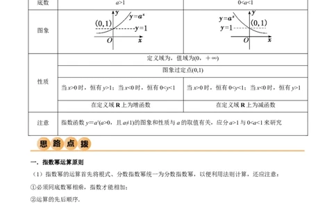 3.3指数运算及指数函数（精讲）（教师版）_新高考复习资料_2024年新高考资料_一轮复习资料_完2024年高考数学一轮复习一隅三反系列（新高考）