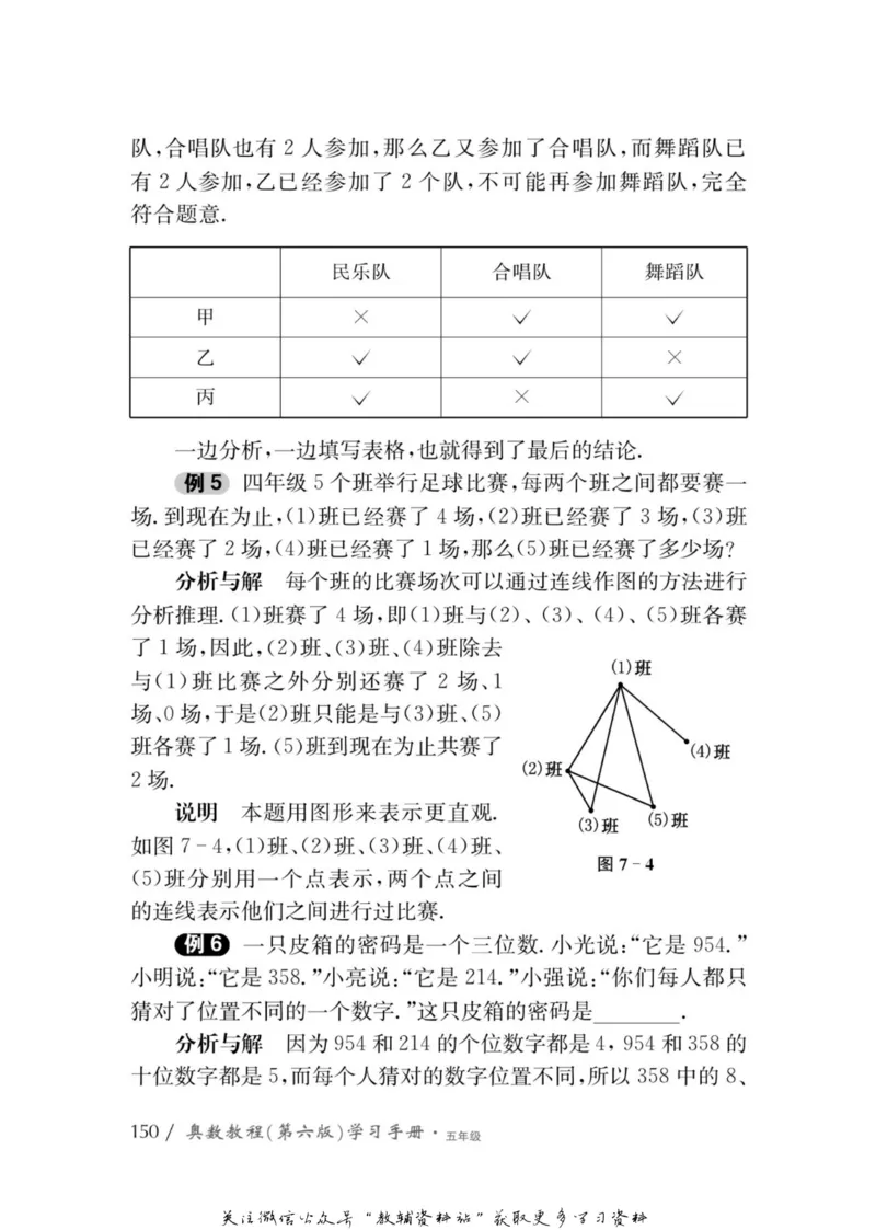 奥数教程&middot;五年级学习手册_奥数专题合集_H007奥数类教辅汇总PDF_1~12年级奥数教程