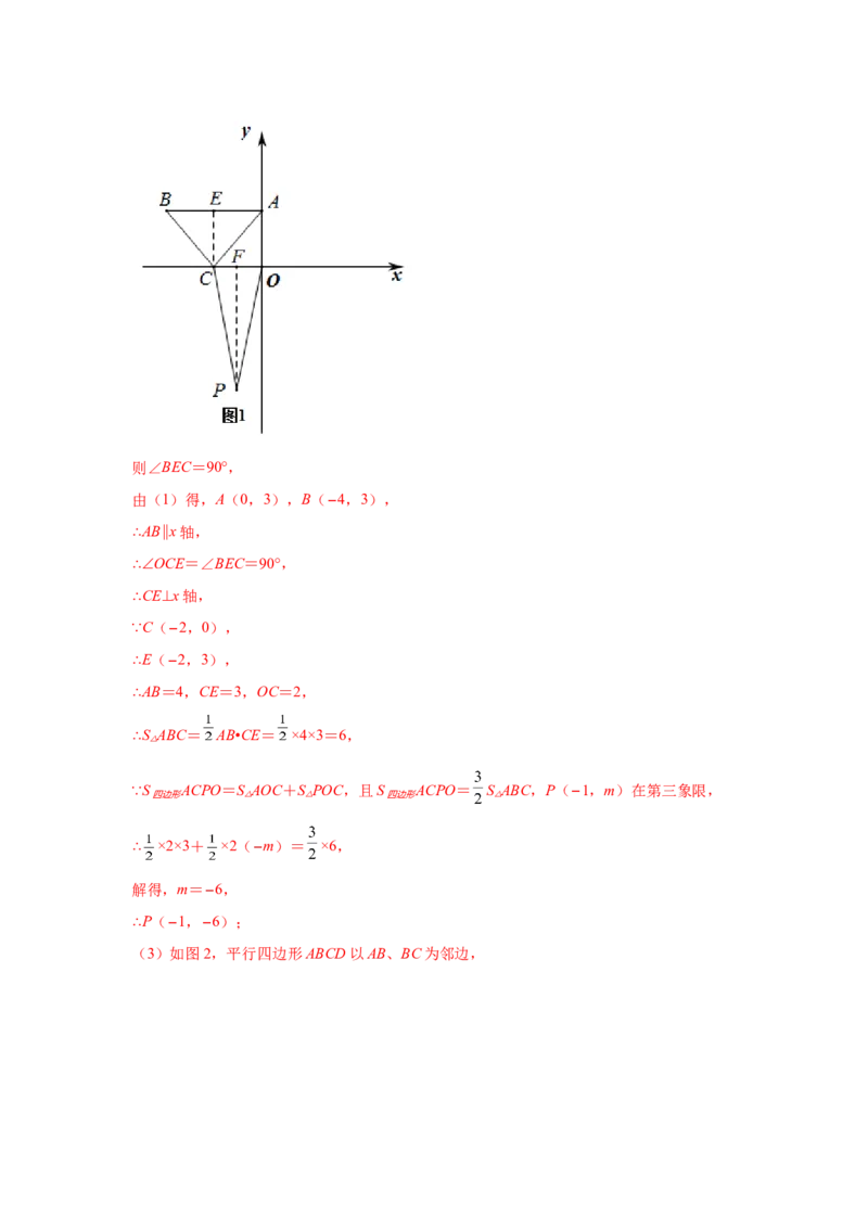 专题6.17直角坐标系背景下的平行四边形（专项练习）-八年级数学下册基础知识专项讲练（北师大版）_北师大初中数学_8下-北师大版初中数学_旧版-可参考_05习题试卷_1课时练习